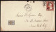 Lot # 011 UNITED STATES: Local: Bloods 1¢ Bronze On Lilac Acid Tied Together, With 1851 3c Red - Covers & Documents