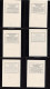 Lot # 046 UNITED STATES: U.S. Fish And Wildlife Service, Joseph Hautman Autographed SIX  Signed Sheets - Duck Stamps