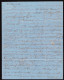 Lot # 213 GREAT BRITAIN: Used To The U.S.: 1s Green, 1862 Wing Margin Copy Neatly Tied To "88" LONDON Duplex Cancel - Covers & Documents