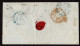 Lot # 235 GREAT BRITAIN: Crimean War Office Envelope Backstamped BRITISH ARMY POST OFFICE 1855 C.d.s. W/ 1d And 2d - Other & Unclassified