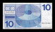 Holanda Netherlands 10 Gulden 1968 Pick 91b Mbc+ Vf+ - 10 Gulden