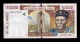 West African St. Togo 10000 Francs 1995 Pick 814Tc Bc/Mbc F/Vf - Togo