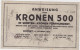 Czechoslovakia  500 Korun Weipert - Czechoslovakia