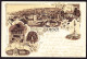 1898 "GRUSS AUS SEMPACH " Gelaufene Litho AK, Kleiner Eckbug Oben Links. - Sempach