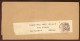 BUDAPEST 1892. Teljes Címszalag 2Kr-ral (!) Hírlaposztály > Göttingen R! - Covers & Documents