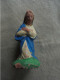 Delcampe - Vintage - 4 Figurines De Crèche De Noël En Terre Cuite - María Y José