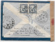 INDOCHINE Tonkin Haiphong WW2 1941 Lettre FRANCE Rhone Lyon Via HANOI BAGHDAD Contrôle PASSED BY EXAMINER INDE CALCUTTA - Briefe U. Dokumente