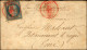 Càd Rouge PARIS (SC) Répété à Côté Du Timbre (rare) 31 DEC. 70 / N° 37 (def) Sur Lettre Avec Texte Partiel Pour Beaumont - Guerra De 1870
