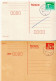 Germany / DDR 14 Cancelled Postal Stationery Cards, Interesting Cancels - Postkarten - Ungebraucht