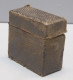 Delcampe - - ANCIEN ENCRIER De VOYAGE Gainé De CUIR MARRON Avec USURES  XIXe Collection     E - Calamai