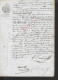 LAQUEILLE 1851 ACTE OBLIGATION : - Manuskripte