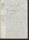 PERPEZAT 1851 ACTE VENTE D UN PRE 2 PAGES : - Manuskripte