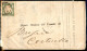Mezzo Tornese Verde Smeraldo (17d) Isolato Su Circolare Da Napoli A Brescia Del 28.12.61 - Appena Corto In Basso - Oliva - Other & Unclassified