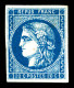* N°46B, 20c Bleu Type III Report 2, Très Jolie Couleur Intense. TTB (signé Calves/certificats)  Qualité: *  Cote: 1950  - 1870 Emission De Bordeaux