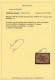 [** SUP] TR1, 10c Brun, Fraîcheur Postale - Certificat Photo. COB : Prix D'amateur - Mint