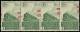 ** COLIS POSTAUX  (N° Et Cote Maury) - 199c  4f7 Sur 4f20 Vert, BANDE De 4 Surch. à CHEVAL Et En Diagonale, TB - Ongebruikt