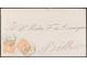 CUBA. 1869. HABANA A BILBAO. 20 Cts. Naranja (2) FALSOS POSTALES Mat. FECHADOR De La Habana En Color Verde. MAGNÍFICA Y  - Altri & Non Classificati