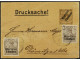 MARRUECOS ALEMAN. 1902. CASABLANCA A ALEMANIA. Faja De Prensa De 3 Cts. Sepia Con Franqueo Adicional De Dos Sellos De 3  - Sonstige & Ohne Zuordnung