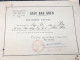 Viet Nam South -Certificate Of Merit Certificate Of Merit Of Those Who Have Contributed To The Republic Of Vietnam Befor - Historical Figures