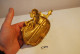 Delcampe - C311 Ancien Cendrier - Angelot -  Buresque - Cendrier Doré - Metal