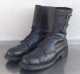 Anfibi Originali E.I. Cuoio Nero Del 1978 Tg. 43,5/44 Circa Marcati Completi - Uniforms