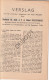 Occultisme/Hypnose A. Bessemans 1948 - Verslag Van Het Interview  (V3564) - Anciens