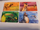ZWITSERLAND / 4 CARDS ANIMALS/ CAMEL/KANGEROE/TOEKAN/SEA LION / CHF 10,20,50.100. / VERY/FINE USED CARDS **19524 ** - Schweiz