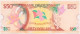 GUYANA 50 DOLLARS P-41 REPLACEMENT - Z - 50th ANNIVERSARY OF INDEPENDANCE 2016 UNC - Guyana