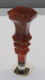 Delcampe - -SCEAU ANCIEN MANCHE AGATE BASE METAL Argenté MONOGRAMME H.T Ou TH   E - Seals