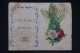 CHROMOS  - Découpis De Fleurs Collées (en Relief) Sur Carte Lettre Double De 1905 - Défaut - TP Manquant - L 165220 - Fleurs