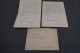 Lot De 2 Documents Signé,Liège 1895 Et 1896,invitation De Mariage,cachet De Cire,NOBLESSE,historique Pour Collection - Historical Documents