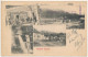 T3 1903 Zám, Sameschdorf, Zam; Vízimalom, Maros Rész Faúsztató Tutajosokkal, Bienenstock Sándor üzlete / Watermill, Stre - Unclassified