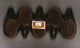 VINTAGE RARO POGGIA PIPA IN PALISSANDRO FATTO A MANO DESIGN JEAN GILLON PER WOOD ART - Pfeifenhalter