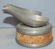 -PORTE PIPES ETAIN & LIEGE PEWTER ZINN CHANILL COLLECTION OBJET Du FUMEUR    E - Portapipas - Reposapipas