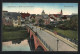 AK Crailsheim, Jagstbrücke Und Blick Auf Den Ort - Crailsheim
