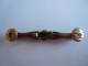 Ancien Oude Boord Knop - épingle De Col 4,3 Cm Getekend Signée Goldband - Cuff Links & Studs