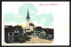 AK Goldach, Ortspartie Mit Kirche - Goldach