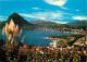 Suisse - TI Tessin - Lugano - Vista Generale Con Il S. Salvatore - Vue Générale - CPM - Carte Neuve - Voir Scans Recto-V - Autres & Non Classés