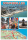 14 - Courseulles Sur Mer - Multivues - Moulin à Vent - Vue Aérienne - Carte Géographique - Flamme Postale De Courseulles - Courseulles-sur-Mer