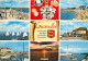 14 - Courseulles Sur Mer - Multivues - Huitres - Blasons - Flamme Postale De Courseulles Sur Mer - CPM - Voir Scans Rect - Courseulles-sur-Mer