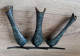 Delcampe - Ancien & Design Porte Pipe, Repose Pipes En Bronze? Socle Fonte? 3 Emplacements, Vintage - Pfeifenhalter