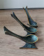 Delcampe - Ancien & Design Porte Pipe, Repose Pipes En Bronze? Socle Fonte? 3 Emplacements, Vintage - Pfeifenhalter