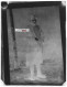 Plaque Verre Photo Ancienne Négatif Noir Et Blanc 9x12 Cm Soldat 15e Régiment - Glass Slides