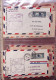 Lettre Album Noir De 123 Premiers Vols : USA, Canada Et Atlantique Nord (1928 - 1975) - Poste Aérienne