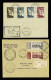 Lettre N°236 à 239 Obl. Douala 8.12.40 Sur Lettre, Et N°245/246 Obl. Yaoundé 25.02.41 Sur Lettre Recommandée, TB (cote D - Altri & Non Classificati