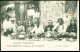 Lettre Océanie N°1 OBL CAD à Cercle Intérieur Pointillé "Huahine Tahiti" (1904) Sur Carte Postale "Un Repas à Tahiti". T - Other & Unclassified