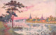 L255 Burma Myanmar Mandalay The Moat Postcard - Myanmar (Burma)