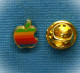 1 PIN'S //  ** LOGO " APPLE " COMPUTER INC / UNE POMME CROQUÉE ** . (DECAT). - Informatica