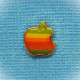 1 PIN'S //  ** LOGO " APPLE " COMPUTER INC / UNE POMME CROQUÉE ** . (®). - Informatica