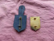 Lot De 2 Insignes Police, C.R.S 5 Et C.R.S 49, DELSART, Lens - Police